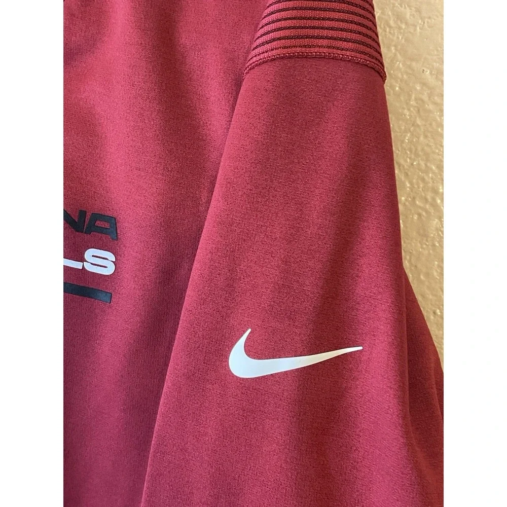Men's 3XL NWT Arizona Cardinals Nike Sideline Logo Performance Hoodie Red‎